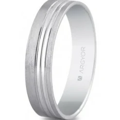 Alliance Homme Argyor 5750342 5mm - Alliance Argent 925/1000
