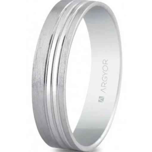Alliance Homme Argyor 5750342 5mm - Alliance Argent 925/1000