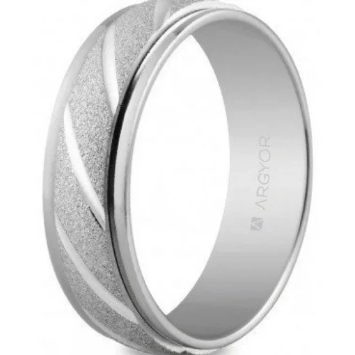 Alliance Mixte Argyor 5760136 6mm - Argent 925/1000