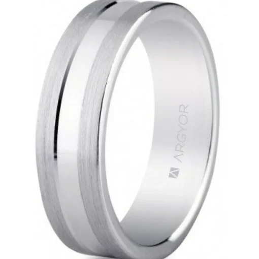 Alliance Mixte Argyor 5760031 6mm - Argent 925/1000
