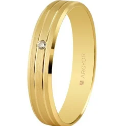 Alliance Mixte Argyor 5140436D 4mm - Or 750/1000