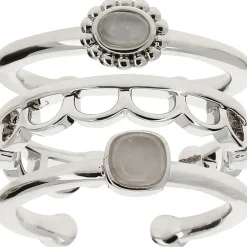 Bague 3 anneaux Stella Argenté