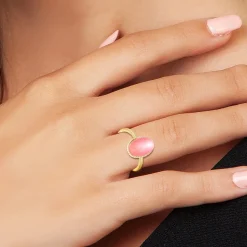 Bague Femme Angèle M B2457-ROSE-QUARTZ
