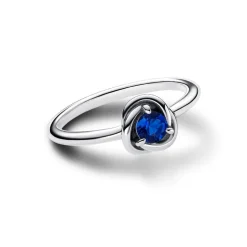 Bague Cercles de l’Éternité Bleue