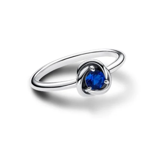Bague Cercles de l’Éternité Bleue