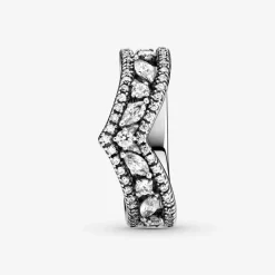 Bague Chevron Double Marquise Scintillante Pandora Timeless