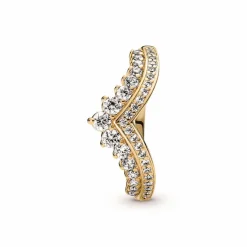 Bague Chevron Double pavée scintillante Pandora Timeless