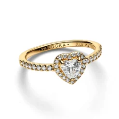 Bague Cœur Surélevé