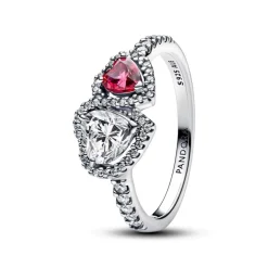 Bague Cœurs Halo