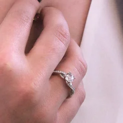 Bague Eleanor Argentée