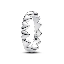 Bague Farandole de Cœurs Argent