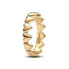 Bague Farandole de Cœurs Dorée