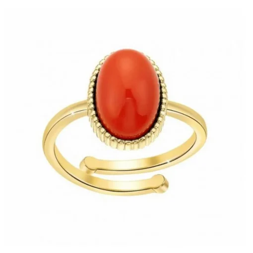 Bague Femme Angèle M B2457-RED-ONYX - Métal Doré