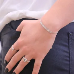 Bague Femme Argentée