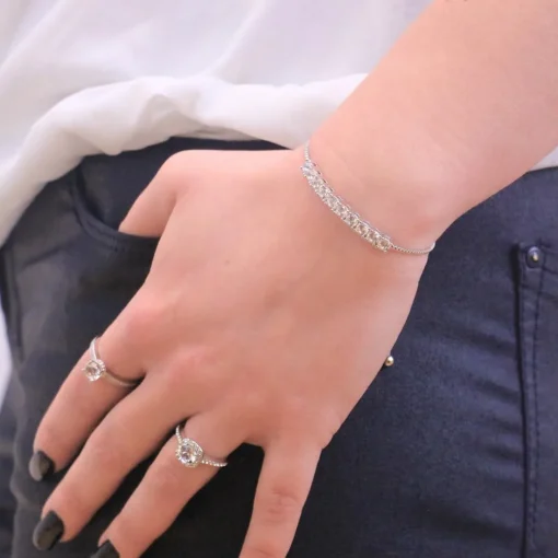 Bague Femme Argentée