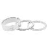 Bague femme Calvin Klein Bijoux Ck Trio - 35000794 Acier Argent