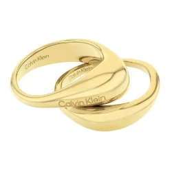 Bague femme Calvin Klein Elongated Drops - 35000448 Acier Doré