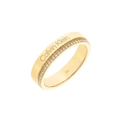 Bague femme Calvin Klein Minimal Linear - 35000201 Acier Doré
