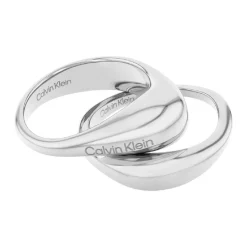 Bague femme Calvin Klein Elongated Drops - 35000447 Acier Argent