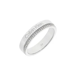 Bague femme Calvin Klein Minimal Linear - 35000200 Acier Argent