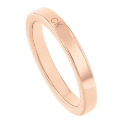 Bague femme Calvin Klein Soft Square - 35000458 Acier Argent, Doré rose