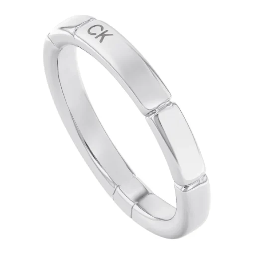 Bague femme Calvin Klein Soft Square - 35000458 Acier Argent, Doré rose