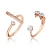 Bague Femme Emily Westwood WS111R - Acier Doré rose