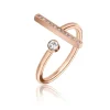 Bague Femme Emily Westwood Bijoux - WR1016R Acier Doré rose