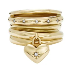 Bague femme Fossil Bijoux Love Sadie - JF04834710 Acier inoxydable