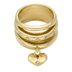 Bague femme Fossil Bijoux Love Sadie - JF04834710 Acier inoxydable