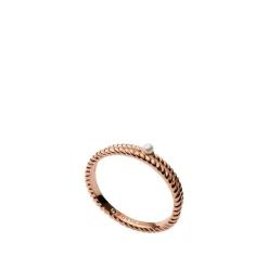 Bague femme Fossil Bijoux - JF03656791 Acier Doré Rose