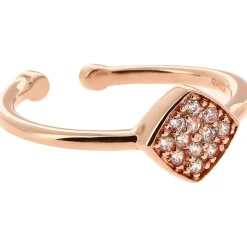Bague Femme Kosma Ella BRSL0441-ROSEGOLD - Métal Doré Rose & Cristaux