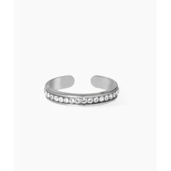 Bague femme Les Interchangeables - Bague Full Strass Métal Argenté