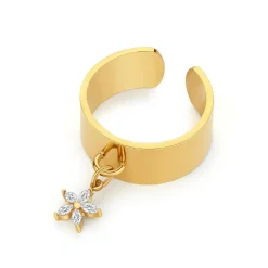 Bague femme Pixies Bijoux Marguerite - PRA0057-1WHT Acier