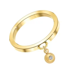 Bague Femme So Charm - BD2285-DORE-7-54-DIAMANT - Bague Femme Dorée