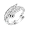 Bague Femme So Charm - BD2607-ARGENT-DIAMANT - Bague Femme Serpent