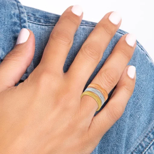 Bague Femme So Charm - B3392-TRIO-8-56 - Bague Mode Femme