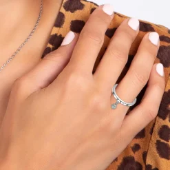 Bague Femme So Charm - BD2285-ARGENT-7-54-DIAMANT - Bague Femme Argentée