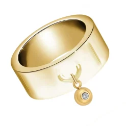 Bague Femme So Charm - BD1839-DORE-DIAMANT - Bague Femme Dorée