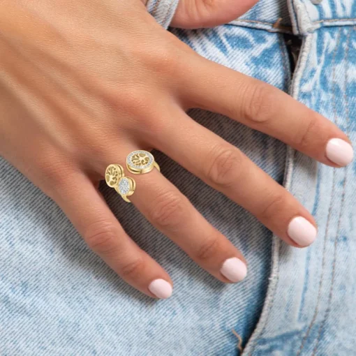 Bague Femme So Charm - B4022-DORE - Bague Femme Dorée