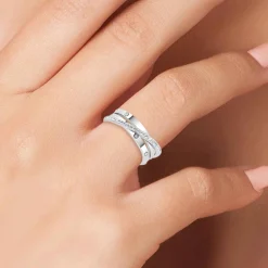 Bague Femme So Charm - B2367-ARGENT-8-56 Acier Argent