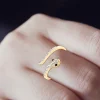Bague Femme So Charm - B2366-DORE-7-54 Acier Doré