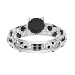 Bague Femme So Charm - B2702-NOIR-7-54 Métal Argent