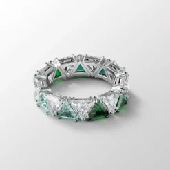 Bague Femme Swarovski - 5610734 Métal rhodié Vert