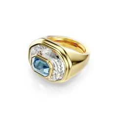 Bague Femme Swarovski Chroma - 571052 Plaqué Or Bleu