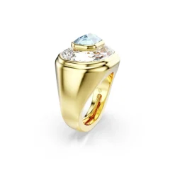 Bague Femme Swarovski Chroma - 571052 Plaqué Or Bleu
