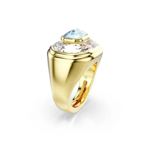 Bague Femme Swarovski Chroma - 571052 Plaqué Or Bleu