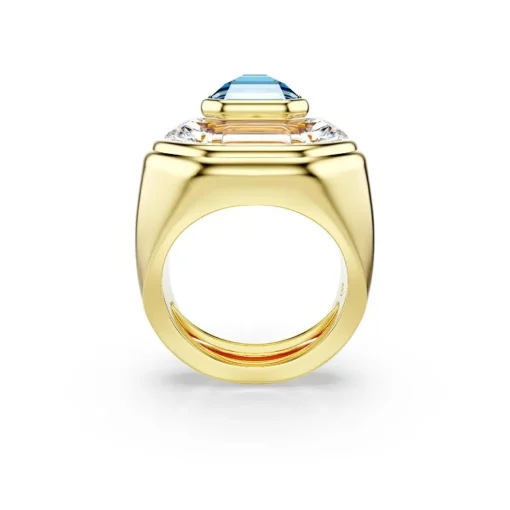 Bague Femme Swarovski Chroma - 571052 Plaqué Or Bleu