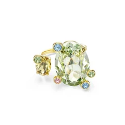 Bague Femme Swarovski Gema - 572168 Plaqué Or Multicolore