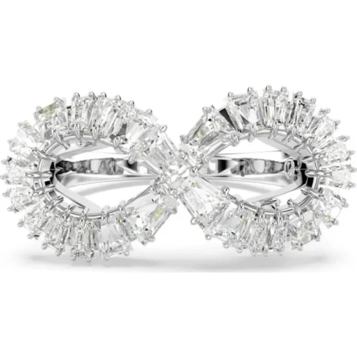 Bague femme Swarovski Hyperbola Mini - 567969 blanc,argent